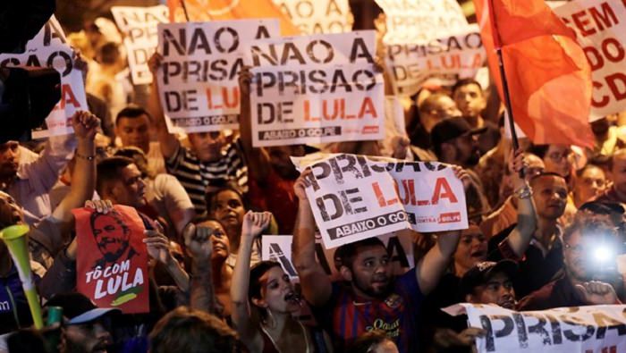 Lula se encuentra preso desde el pasado sábado 7 de abril en la superintendencia de la Policía Federal en Curitiba.
