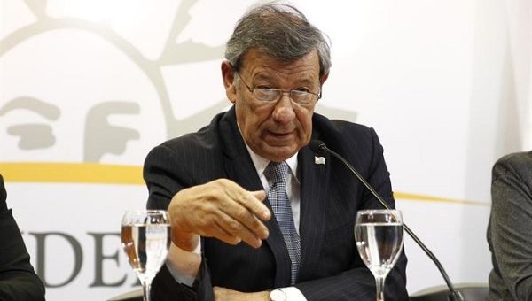 Uruguay's Foreign Minister Rodolfo Nin. 