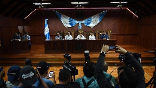 Guatemala's Constitutional Court reverts president's ban against CICIG Commissioner. 