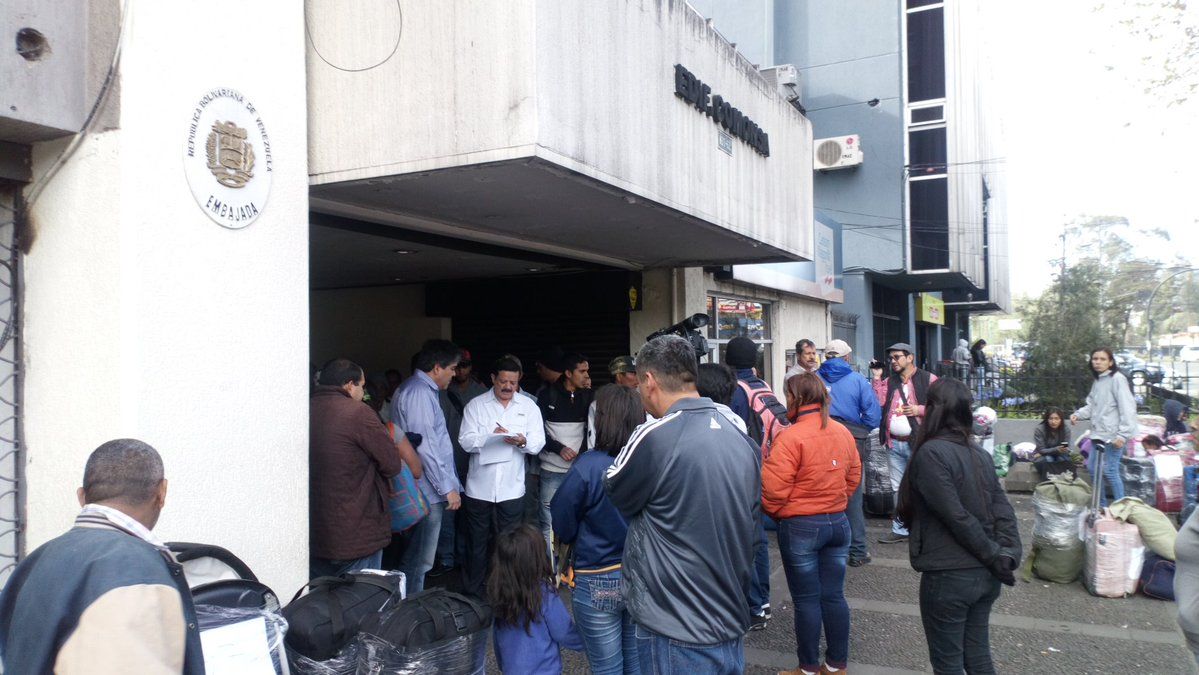 Hasta la fecha, 185 ciudadanos venezolanos han sido repatriados desde Ecuador.