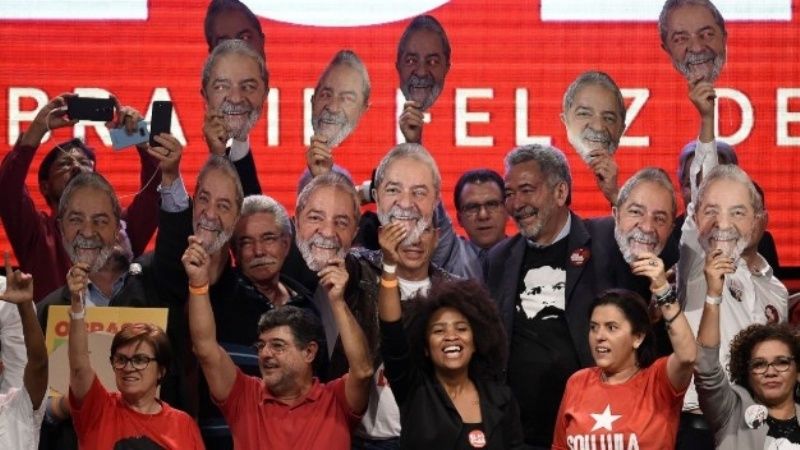 Lula destacó que pese a que le cerraron las puertas a su candidatura, abrieron otra con el candidato Fernando Haddad.