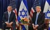 El primer ministro israelí, Benjamin Netanyahu se reunió con el presidente Donald Trump en Nueva York, al margen de la Asamblea General de la ONU.