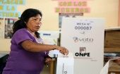Los peruanos se han dirigido desde 08H00 de la mañana a los centros electorales a ejercer su derecho al voto. 