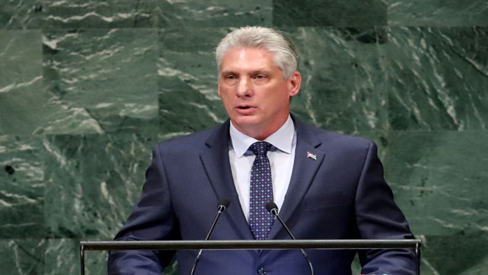 El mandatario aseguró que las acusaciones del Gobierno estadounidense en la ONU solo buscan justificar el bloqueo en contra de Cuba