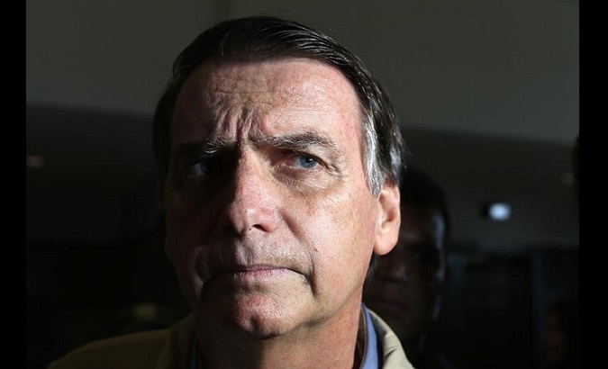Far-right presidential candidate Jair Bolsonaro.