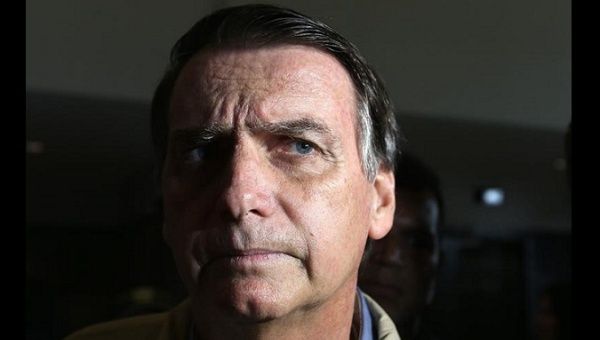 Far-right presidential candidate Jair Bolsonaro. 