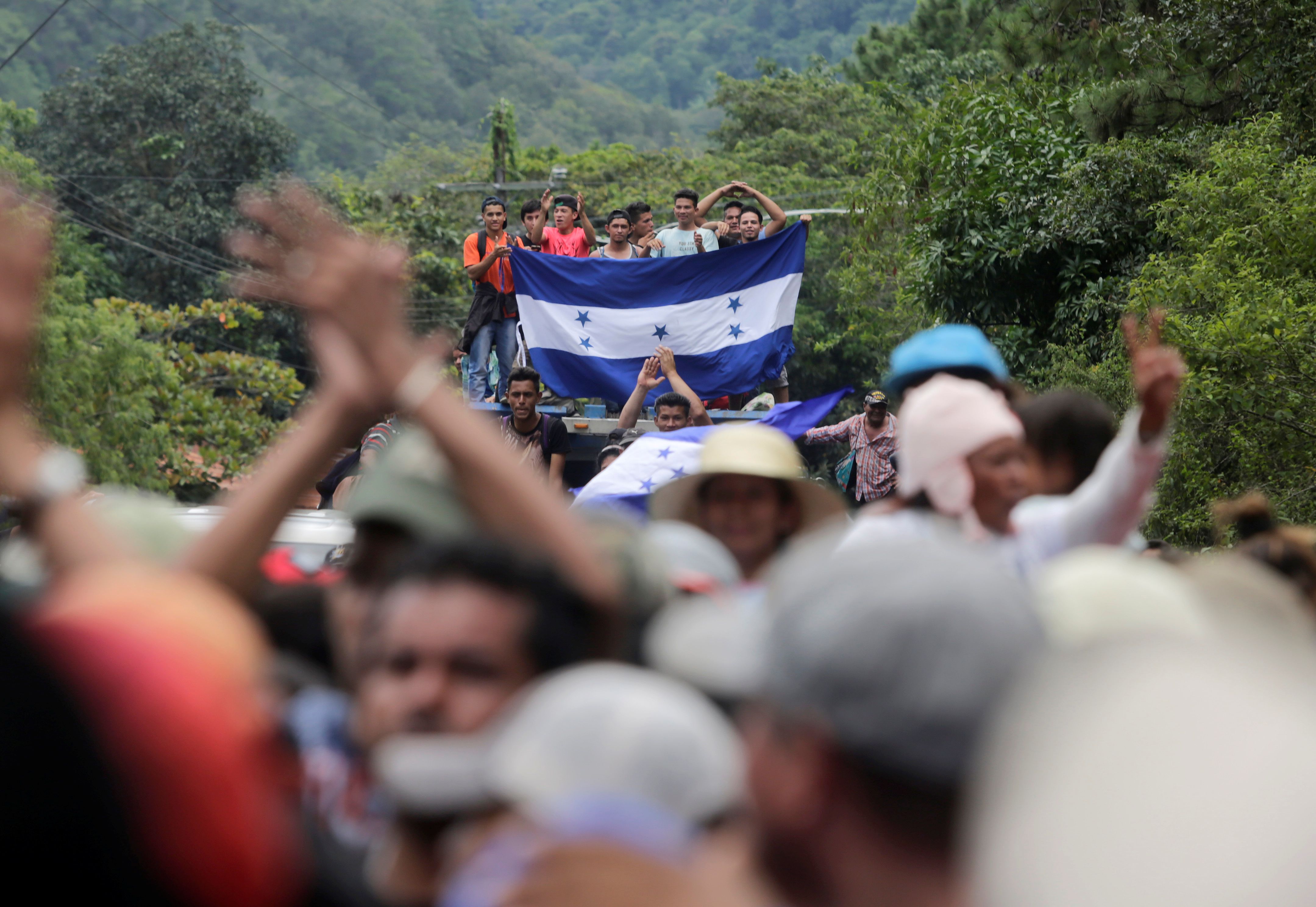 La caravana de migrantes partió el sábado 13 de octubre, de San Pedro Sula, Honduras, con destino a Estados Unidos.