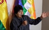"Hace casi un mes y no hay respuesta, esperamos que podamos hacer una profunda reflexión a sus autoridades para retomar el diálogo correspondiente", señaló Evo Morales.
