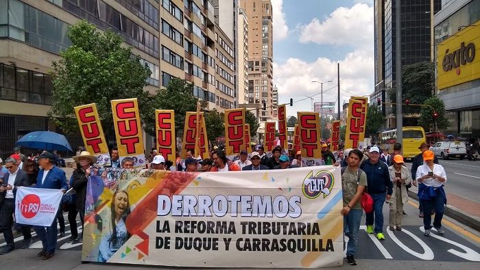 Las políticas del Gobierno de Duque han desatado de desaprobación del pueblo colombiano que se ha expresado en las calles del país.