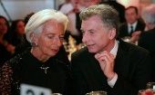 Macri pidió ayuda financiera al FMI, que le prestó al país 56.000 millones de dólares con la obligación de reducir el gasto público.