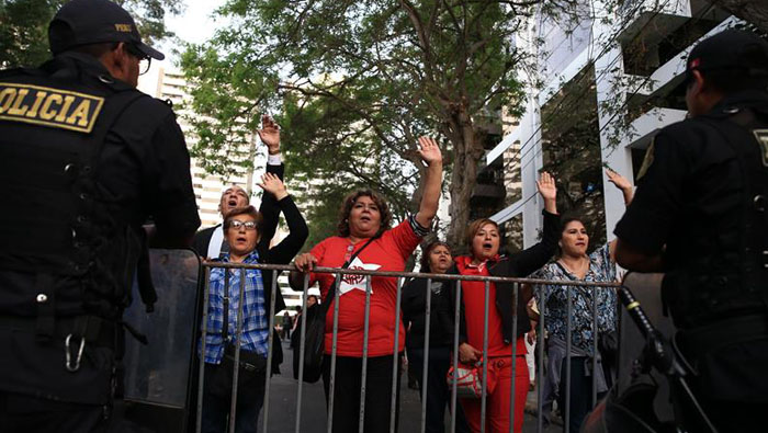 Las protestas contra Alan García no han cesado en Perú.