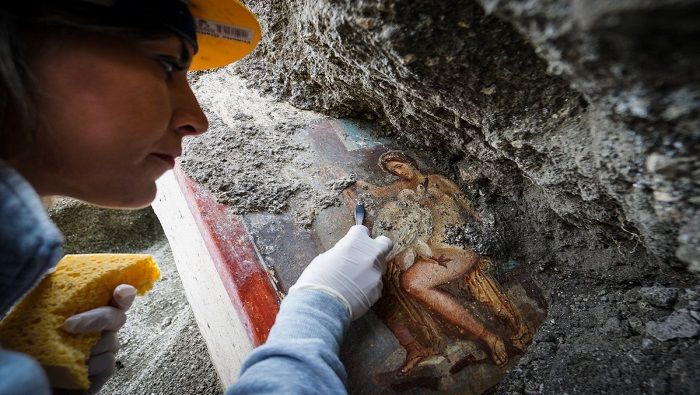 La ciudad de Pompeya sigue siendo epicentro de la recuperación de importantes piezas de arte de hace unos 2.000 años.