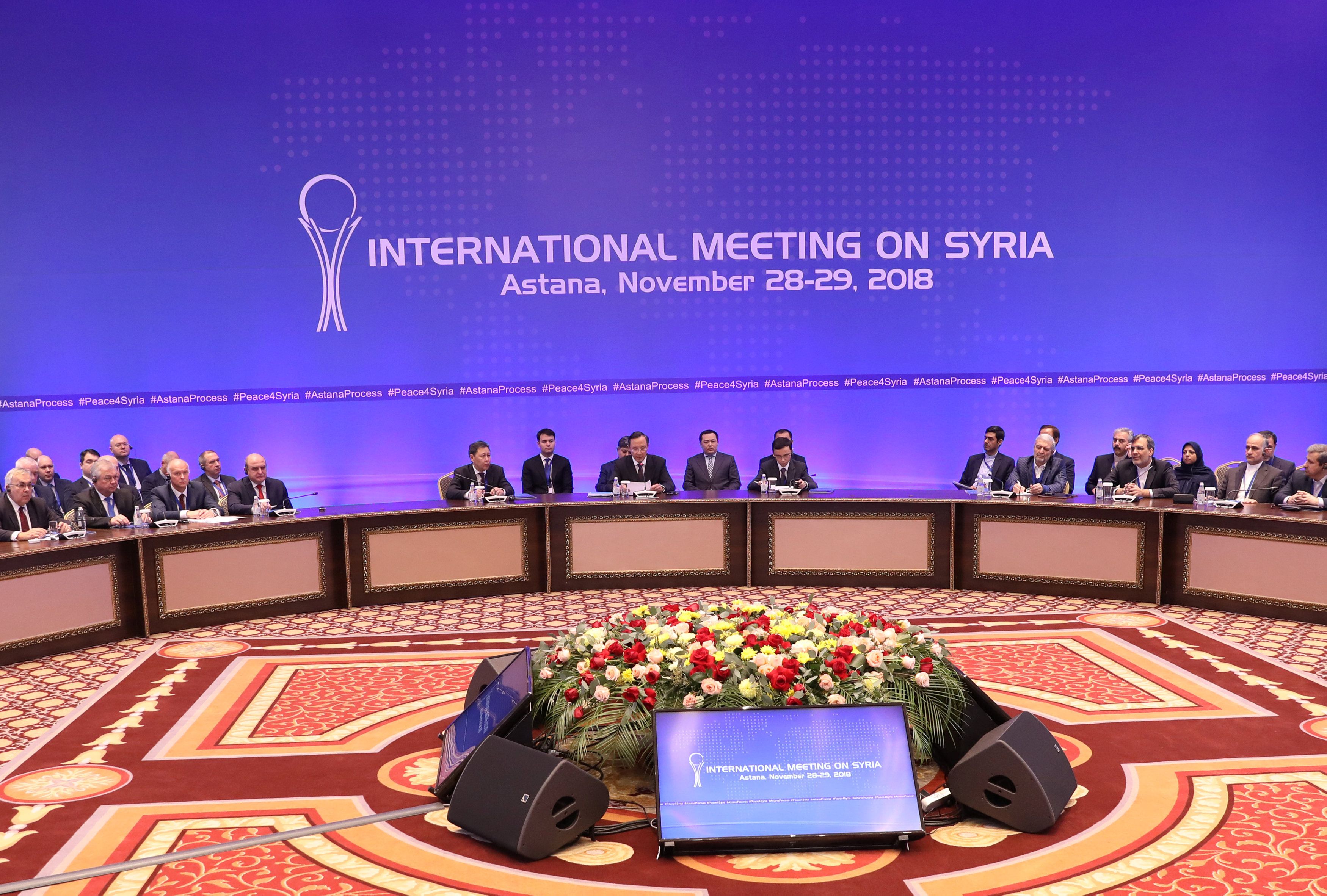 En las reuniones de Astaná se acordó la celebración del Congreso de Diálogo Nacional de sirio.