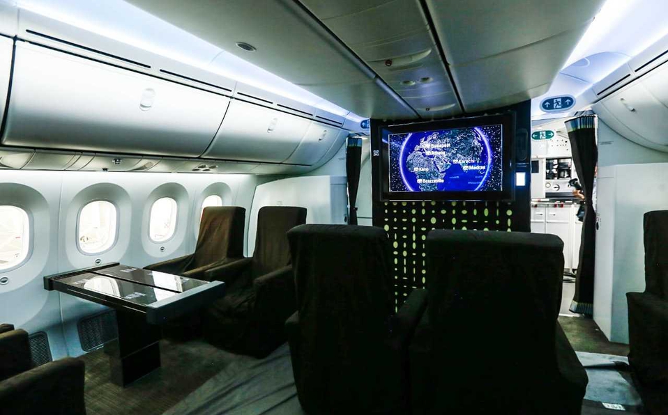 Fastuosos lujos ocupaban el interior del avión presidencial que Peña Nieto compró en 2016. López Obrador aseguró que él viajará en vuelos comerciales.