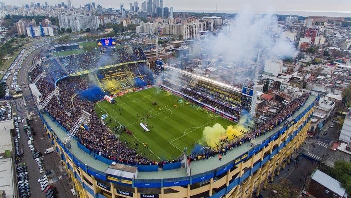 La Bombonera se mantuvo cerrada en horas de la mañana durante el último entrenamiento de la liga Boca Juniors.