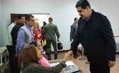 Nicolás Maduro ejerció su voto afirmando que es necesario "darle más poder a los Concejos Municipales".