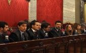 En esta vista previa del Tribunal Supremo no estarán presentes los 18 líderes independentistas catalanes. 