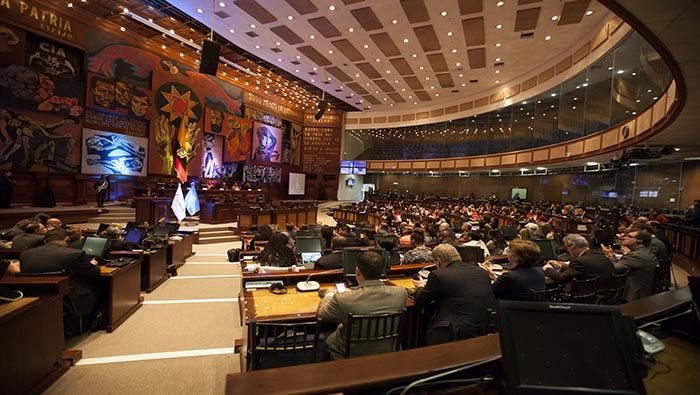 Legisladores ecuatorianos votaron a favor de los cambios a la Ley de Comunicaciones.