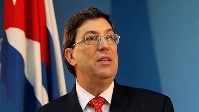 El canciller cubano reiteró el compromiso de Cuba en los diálogos de paz entre el ELN y el Gobierno colombiano.