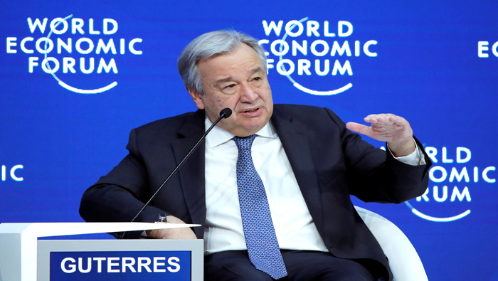 El secretario general de la ONU, António Guterres, manifestó su esperanza de que sea posible el diálogo en Venezuela.