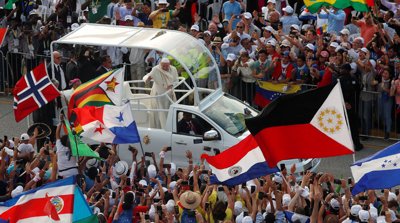 Estas son las mejores fotos del papa Francisco en Panamá