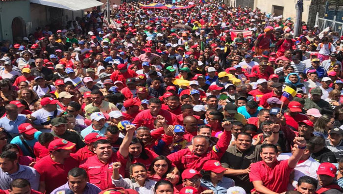La movilización en el estado Lara fue propicia para reiterar el compromiso con la democracia de Venezuela y el apoyo al Ejecutivo.