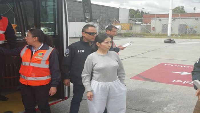 Cabrera se encontraba recluida en la cárcel de El Buen Pastor, en Bogotá, tras ser deportada desde EE.UU. en septiembre de 2018.