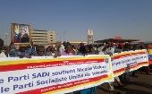 Organizaciones sociales de Kenia, Mali, Túnez, Namibia y Nigeria marcharon contra el injerencismo en Venezuela.