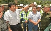 "La habilitación del camino requiere una solución estructural que va a llevar un tiempo", reiteró el presidente boliviano Evo Morales.