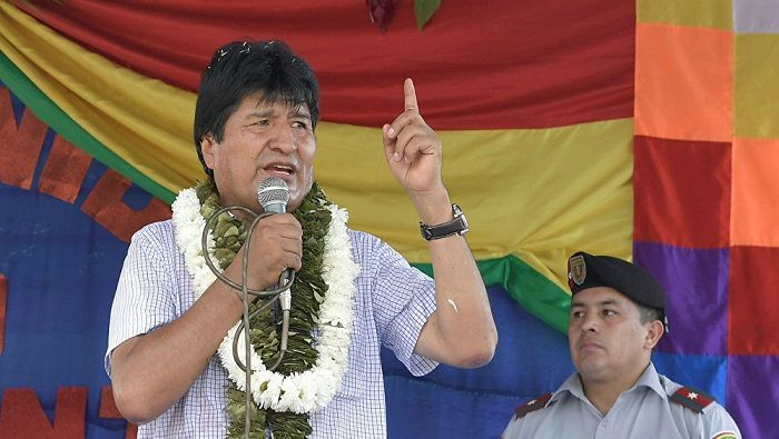 Evo Morales ganó el 27 de enero las primarias determinadas por el Tribunal Supremo Electoral de Bolivia.