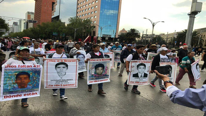 Los estudiantes fueron detenidos la noche del pasado 26 de septiembre del 2014 por agentes de la Policía de Iguala, en el estado mexicano de Guerrero.