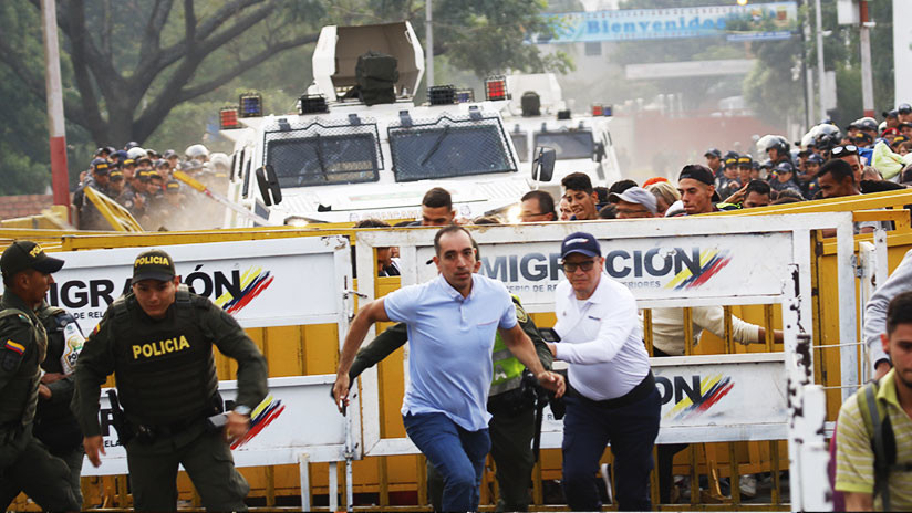 Los medios internacionales no mostraron las imágenes que develan que de las tanquetas de la GNB venezolana que arremetieron contra civiles y militares, corrieron hacia el lado colombiano y fueron recibido por dirigentes opositores al Gobierno de Nicolás Maduro.