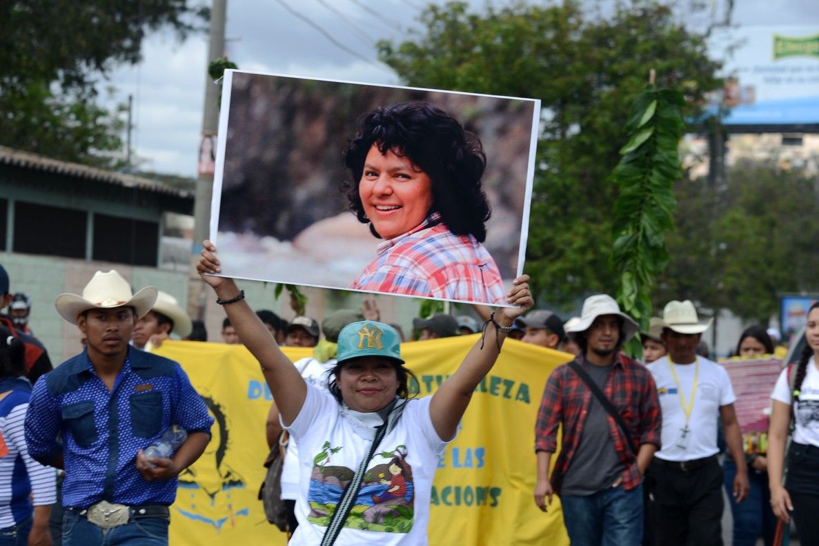 Berta Cáceres, defensora del medio ambiente, fue asesinada el 2 de marzo del 2016.