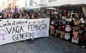 La ONU considera que el empoderamiento de las mujeres y la igualdad de género “son esenciales para el progreso mundial”. En la imagen una manifestación de un grupo de mujeres este viernes en la ciudad española de Valencia.
