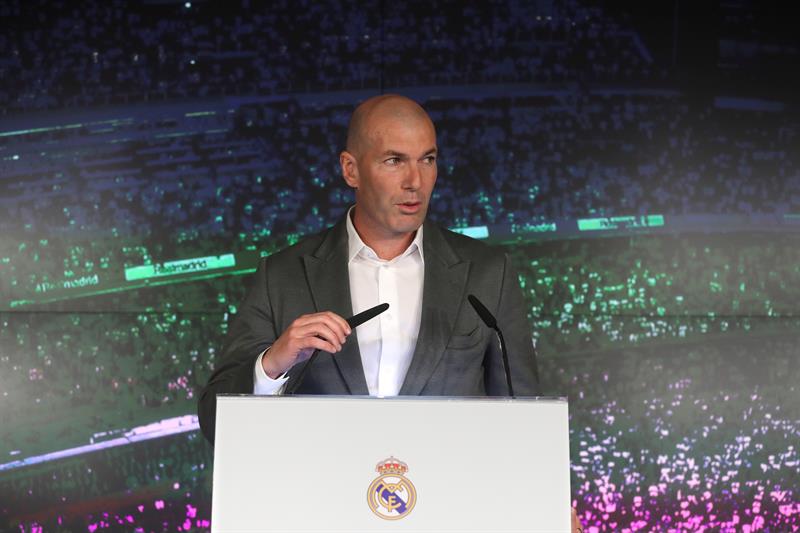 Zidane fue entrenador del Real Madrid entre 2016-2018.