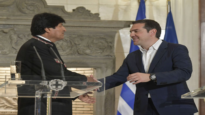 El mandatario boliviano Evo Morales realizó una visita oficial a Grecia para fortalecer los lazos de cooperación bilateral.