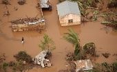Vista aérea de las inundaciones en Beira, Mozambique, después del ciclón Idai.