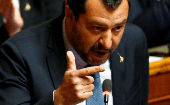 Deputy Prime Minister Matteo Salvini in the Italian parliament, in Rome, Italy March 20, 2019. He said told the IOF 