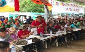 Los representantes de la minga exigen al Gobierno no criminalizar su protesta y que asista a la convocatoria de diálogo.