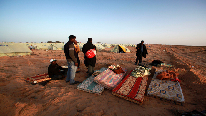 3.400 libios han sido desplazados por los recientes combates en Trípoli.