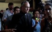 "Esta decisión de que yo abandone Nicaragua es una responsabilidad del Santo Padre”, dijo Báez.