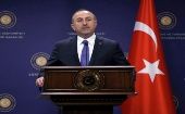 “Ningún país puede declarar a las Fuerzas Armadas de otro país organización terrorista", dijo el canciller de Turquía.
