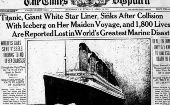 Se cumplen 107 años de uno de los mayores naufragios en la historia, el del Titanic.