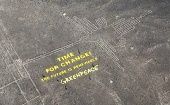The message of mostly European Greenpeace activists raised the controversy in Peru.