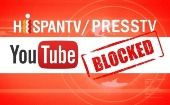 Las cuentas de HispanTV afiliadas a la red de YouTube fueron bloqueadas desde el jueves sin mayores detalles. 