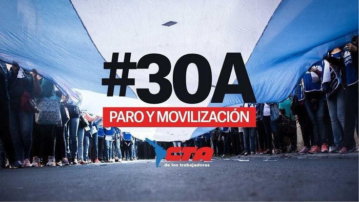Argentina despertó este martes 30 de abril con el paro de actividades convocado por sindicatos del país.