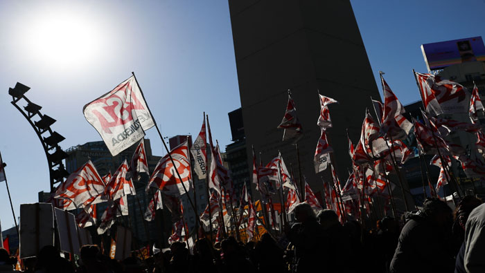El gremio obrero indicó que la huelga es una forma de expresar su solidaridad por la realidad que viven los argentinos.