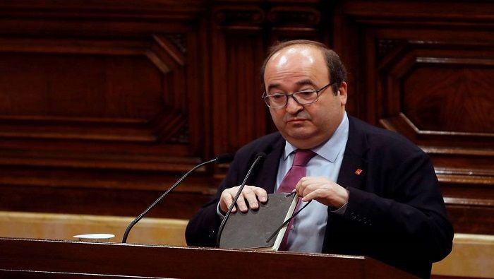 Iceta expresó que “Cataluña tiene hoy un senador menos que la represente en el Senado” donde el “sectarismo se ha impuesto sobre la legalidad”.