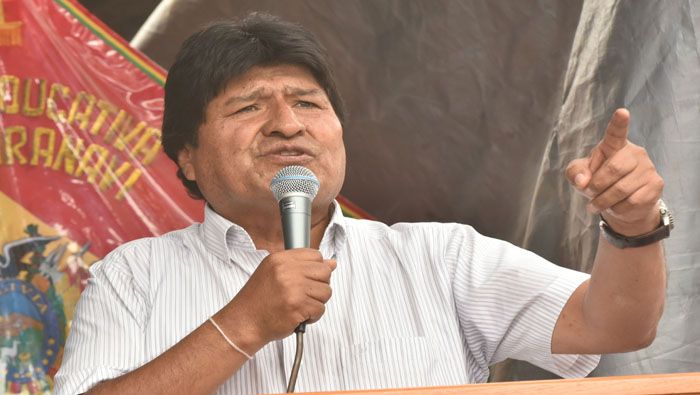 El presidente Evo Morales reiteró que son los representantes del Gobierno legítimo de Venezuela quienes pueden designar a sus funcionarios.