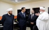 “La conciencia es lo único que protege a cualquier sociedad e individuo del error y la desviación", ratificó el presidente sirio.
